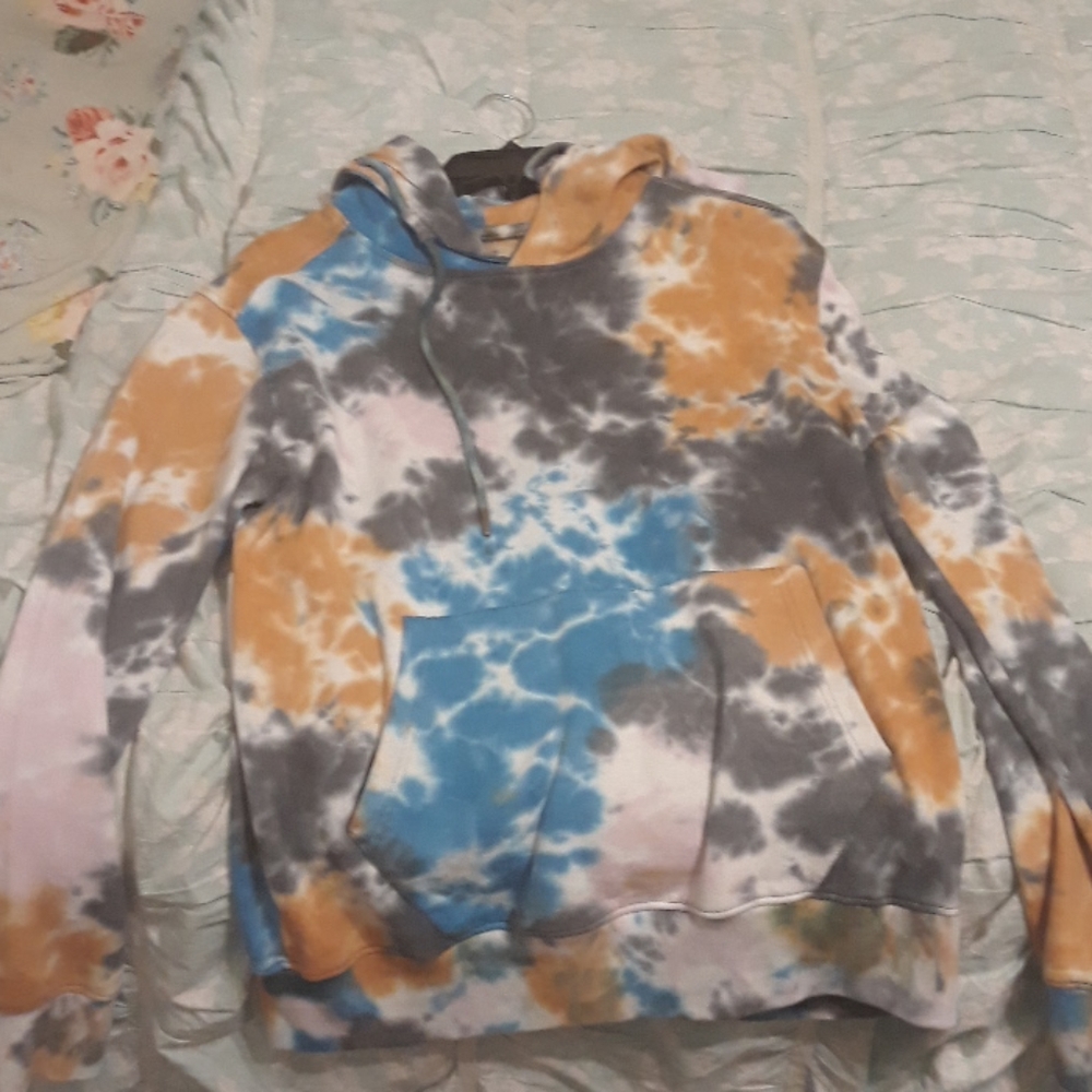 Mens tie dye hoodie